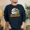 banana baseball sweatshirt funny mascot crewneck, banana baseball sweatshirt gildan 18000, banana baseball sweatshirt gameday gift
