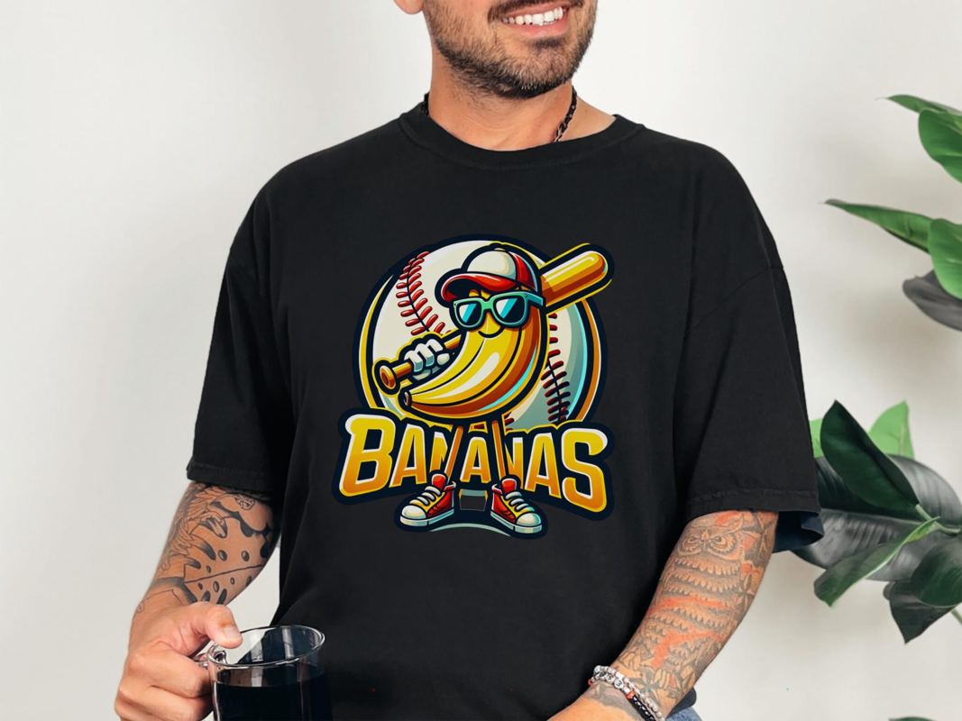 Banana Baseball Comfort Colors Tee – Gameday Comfort Colors® 1717