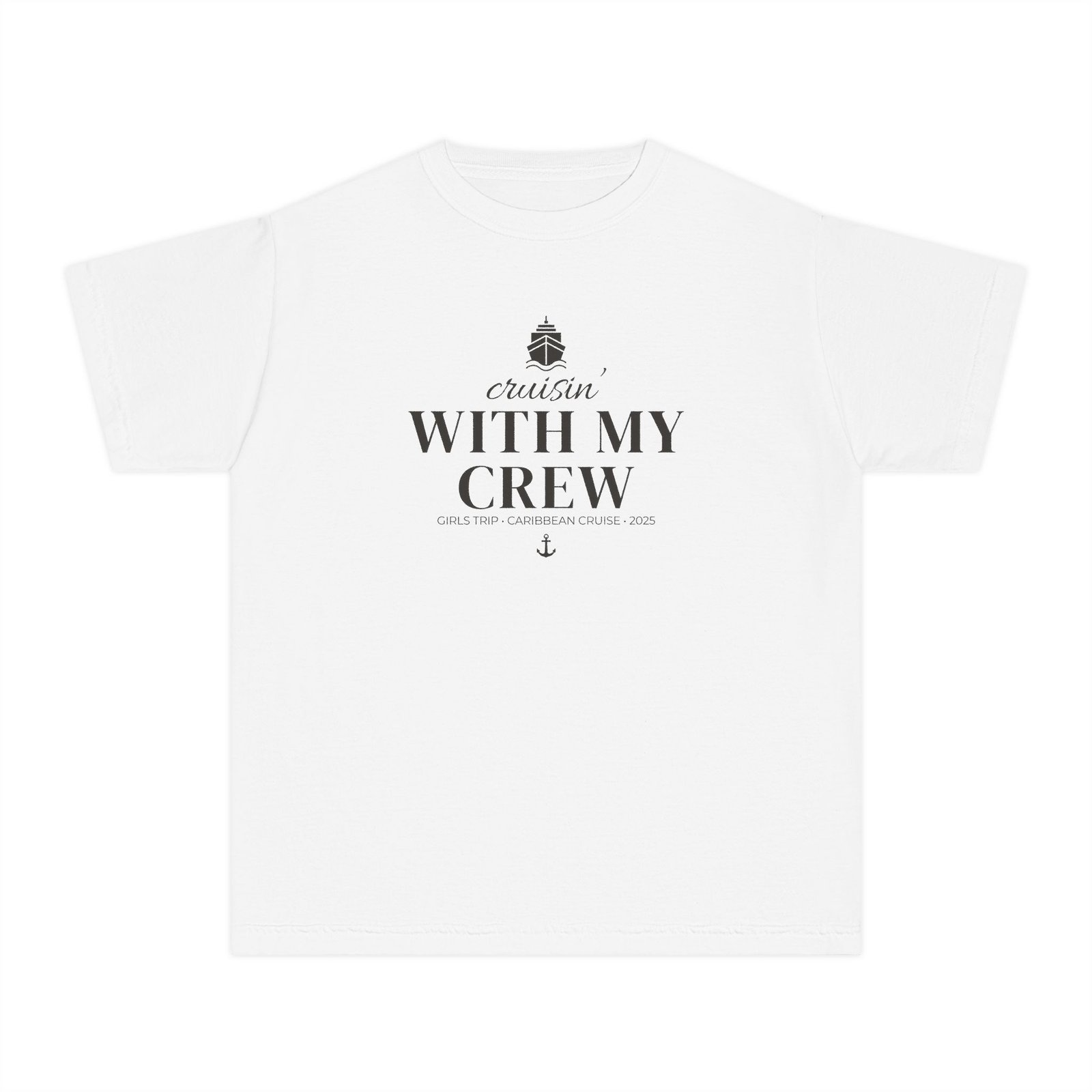 cruisin with my crew youth tee