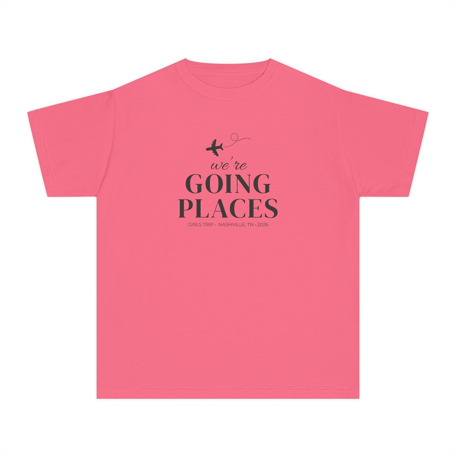 we're going places vacation youth tee - Image 13