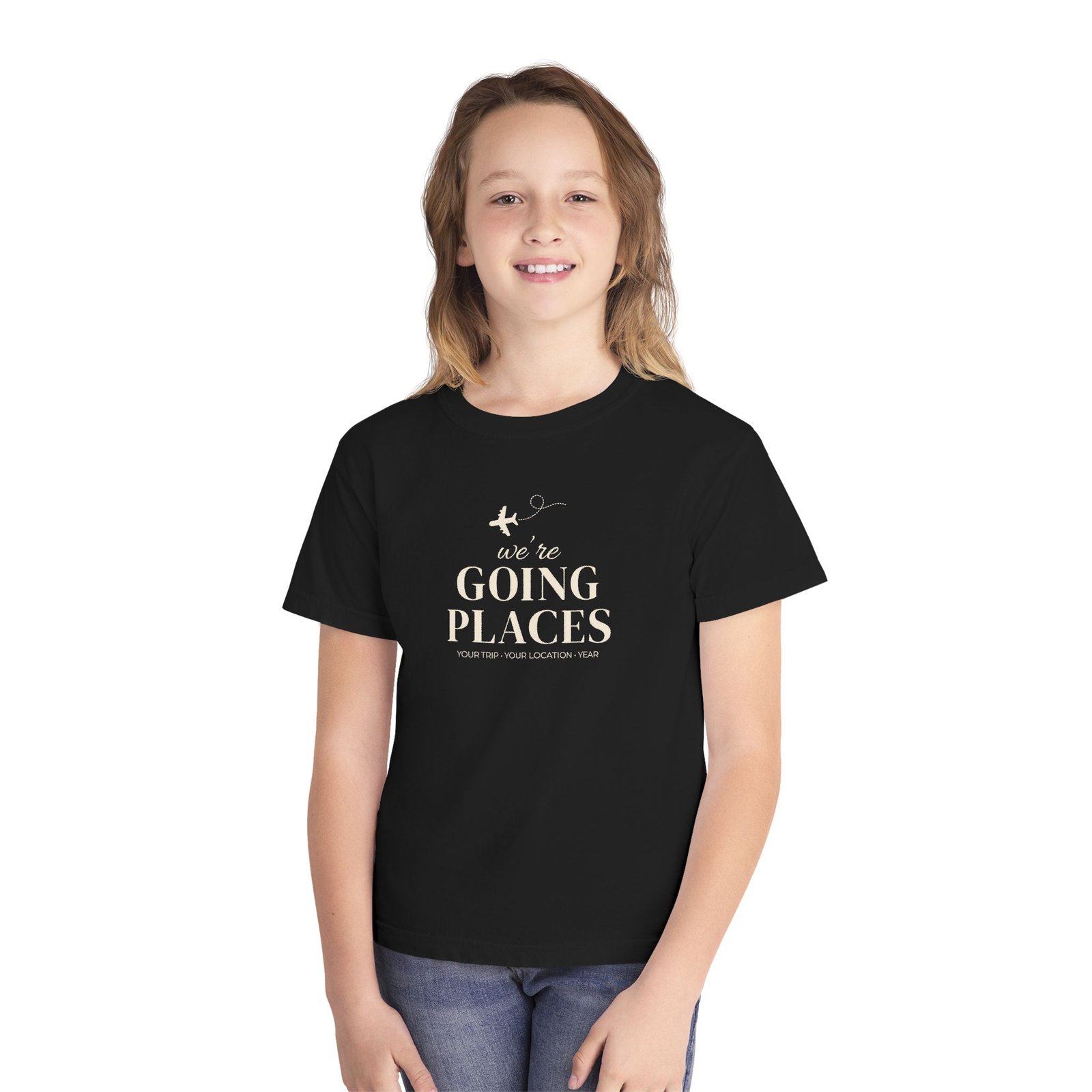 we're going places vacation youth tee - Image 12