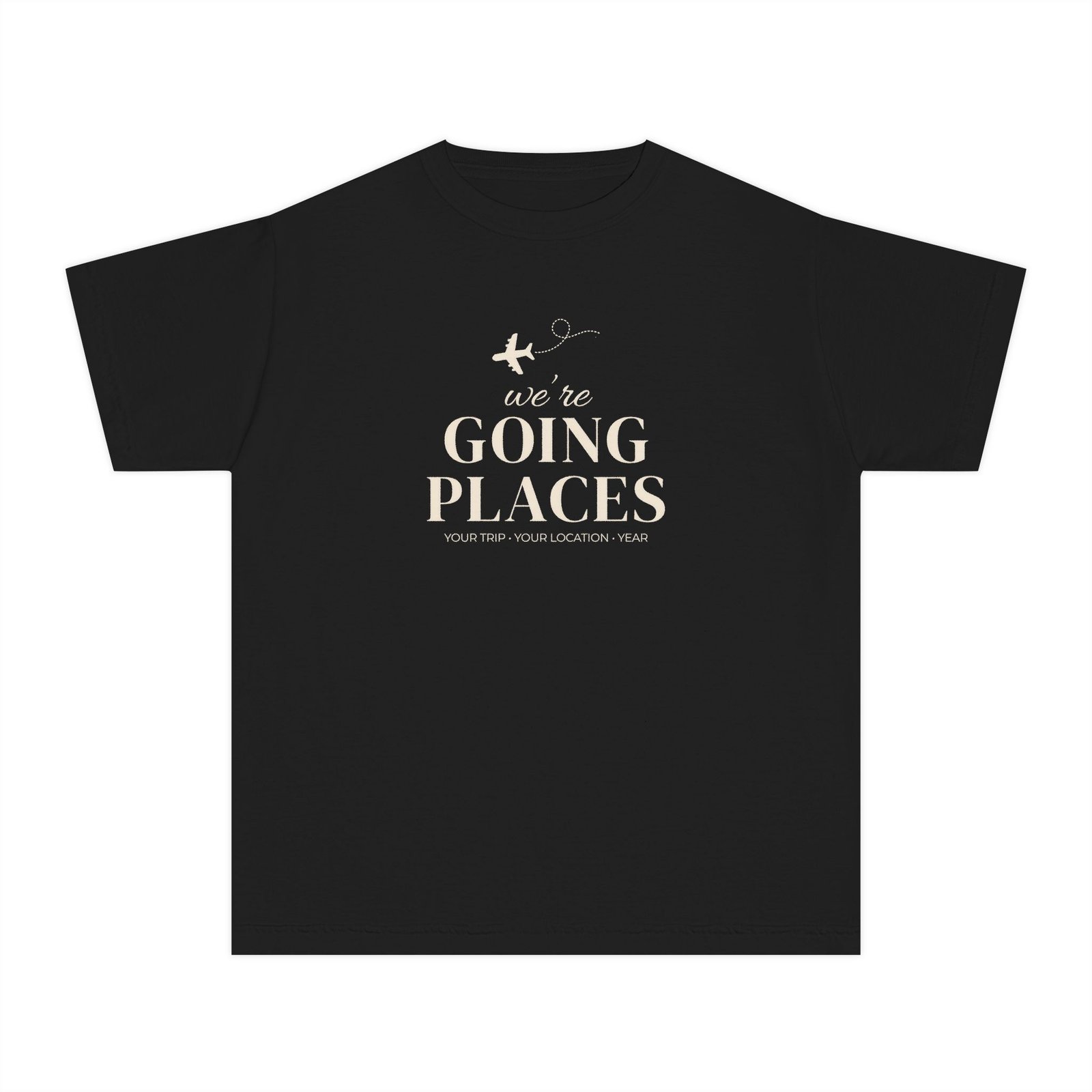 we're going places vacation youth tee - Image 10