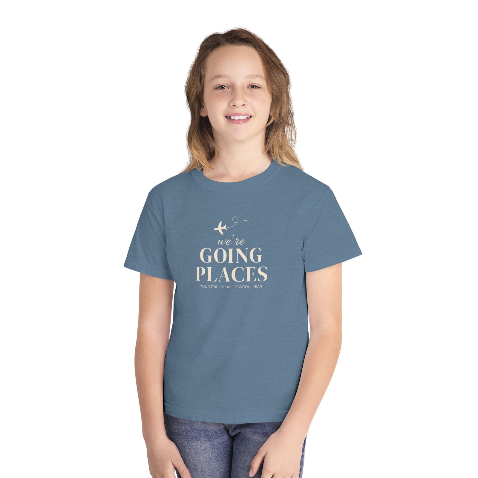 we're going places vacation youth tee - Image 6
