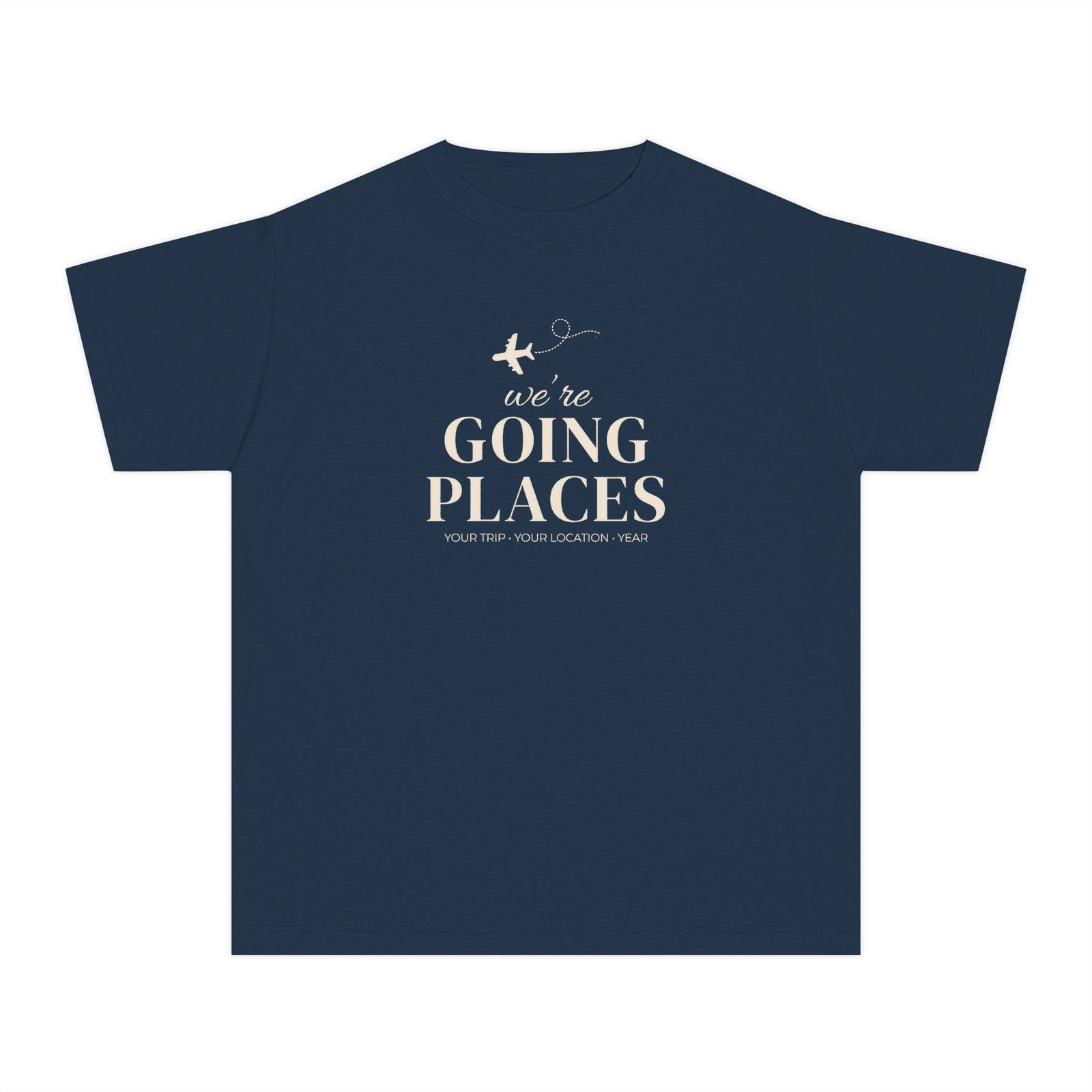 we're going places vacation youth tee - Image 7