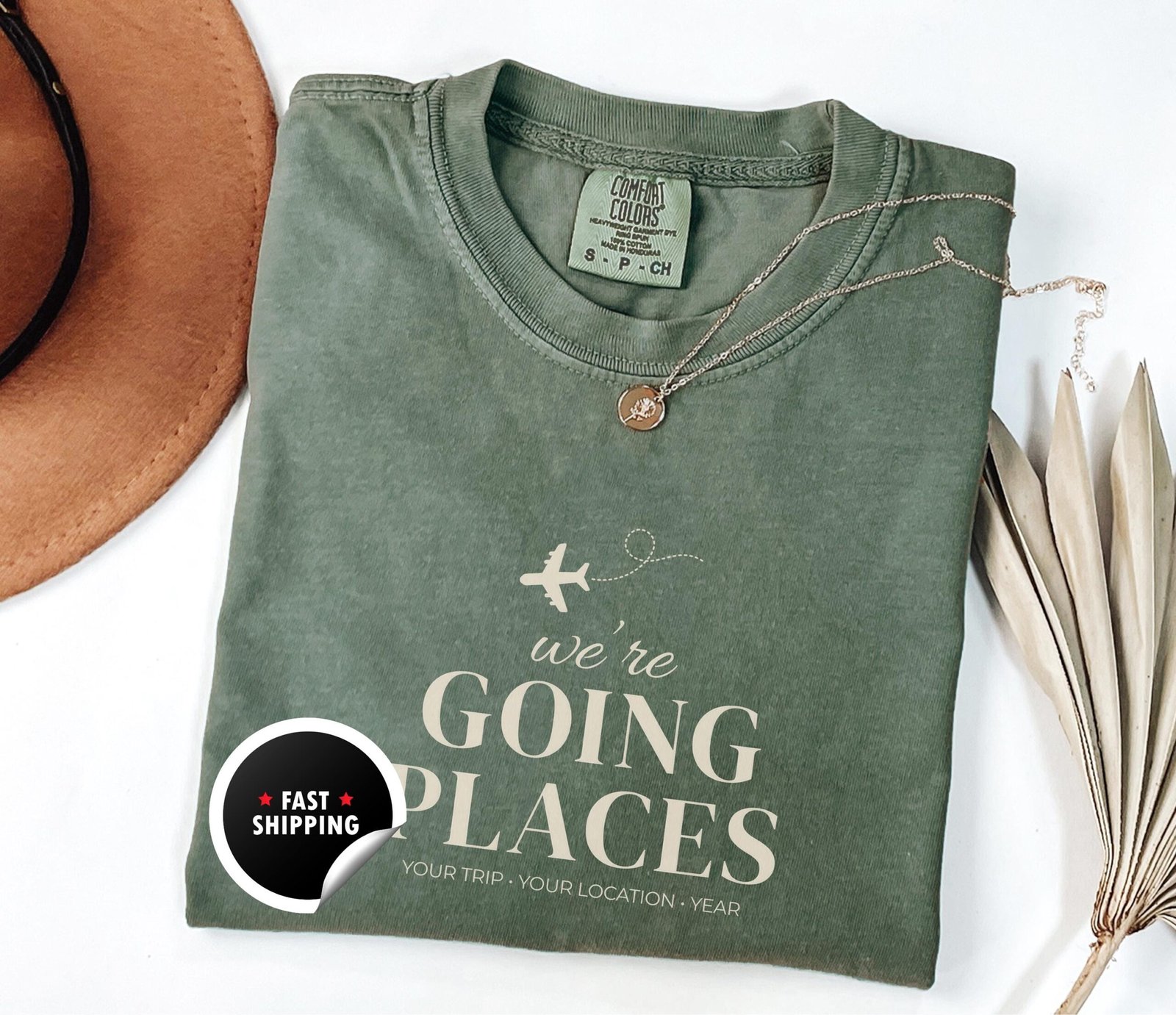 Custom Vacation Shirt – Going Places Travel Tee for Trips | Premium Comfort Colors® 1717 - Image 13
