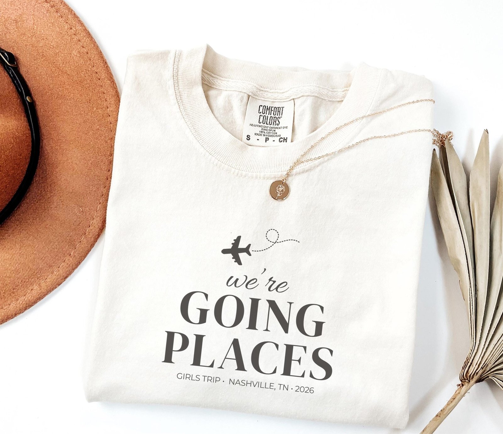 Custom Vacation Shirt – Going Places Travel Tee for Trips | Premium Comfort Colors® 1717 - Image 7
