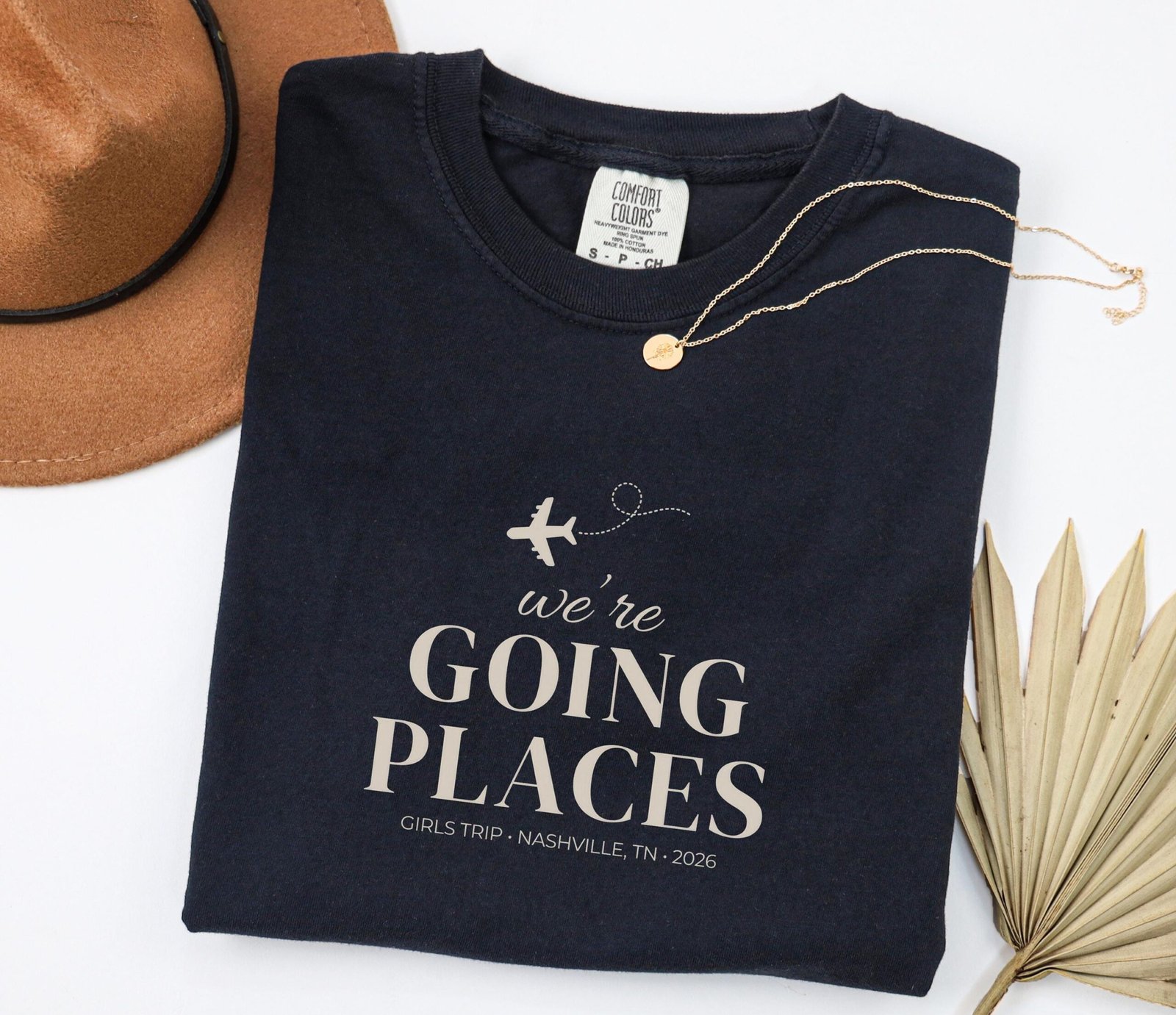 Custom Vacation Shirt – Going Places Travel Tee for Trips | Premium Comfort Colors® 1717 - Image 8