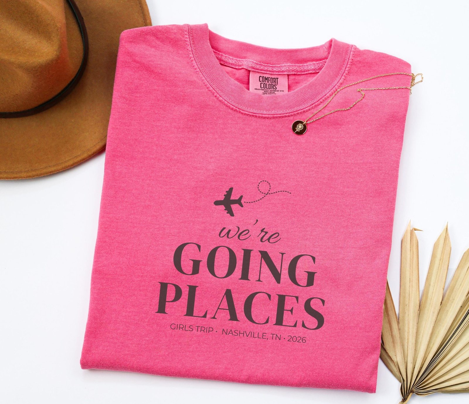 Custom Vacation Shirt – Going Places Travel Tee for Trips | Premium Comfort Colors® 1717 - Image 10