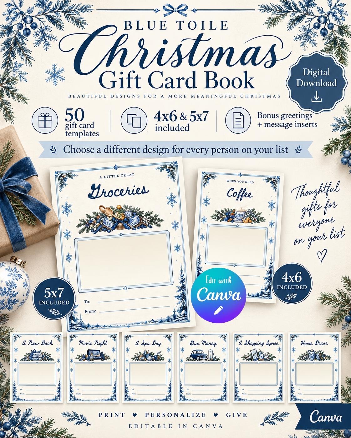 Christmas Gift Card Booklet