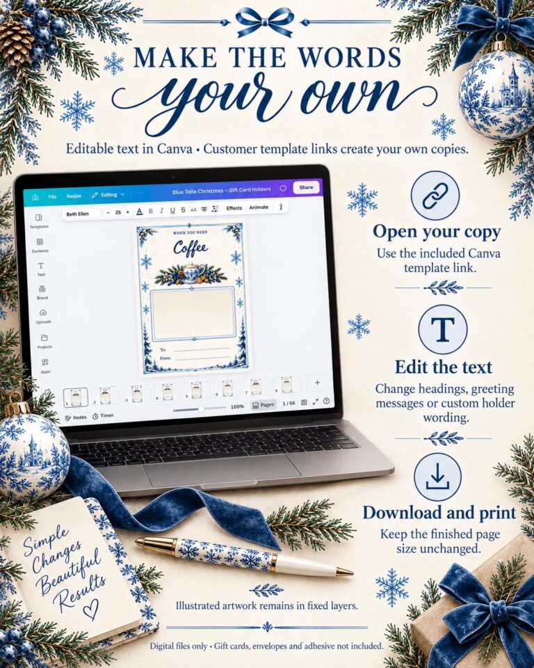 Christmas Gift Card Booklet