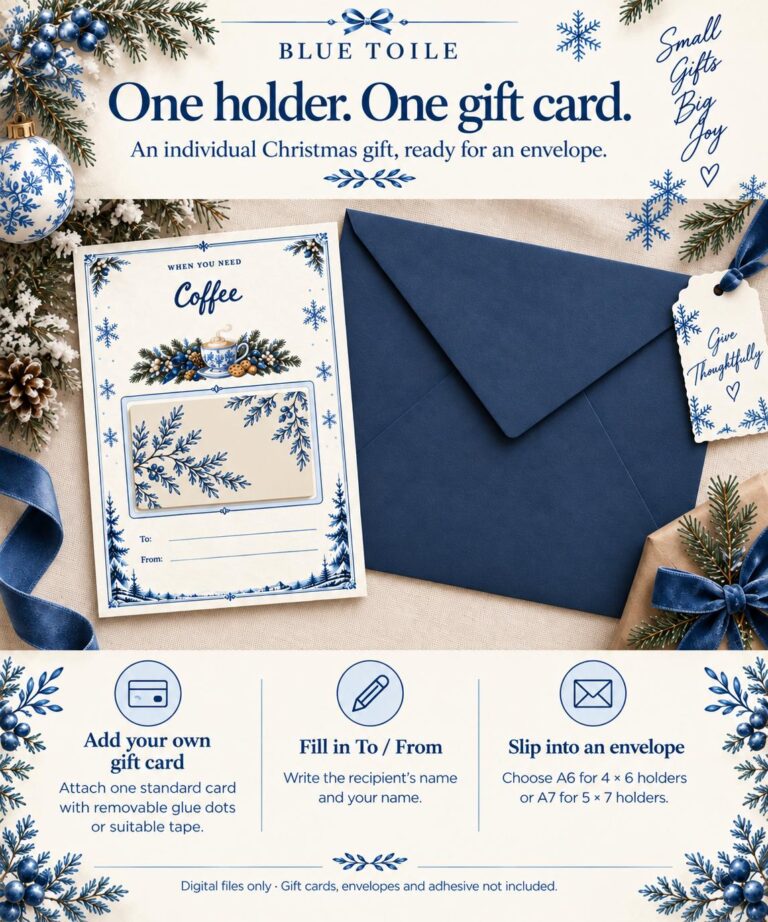 Christmas Gift Card Booklet