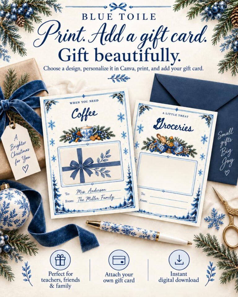 Christmas Gift Card Booklet